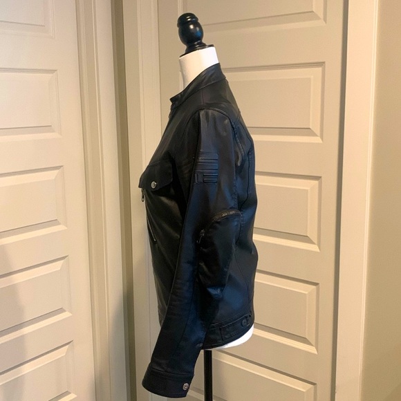 G-STAR RAW Men’s Leather Jacket - Picture 4 of 16